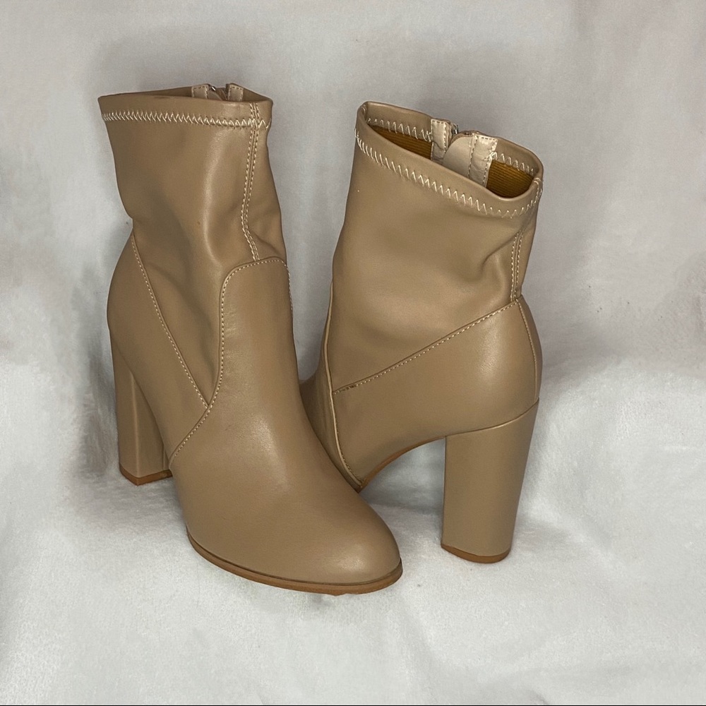 Meet Me Halfway Bootie - Nude